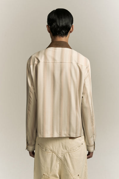 MONICA JACKET DUNE STRIPE (NAMESAKE EXCLUSIVE)