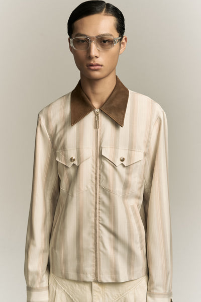 MONICA JACKET DUNE STRIPE (NAMESAKE EXCLUSIVE)