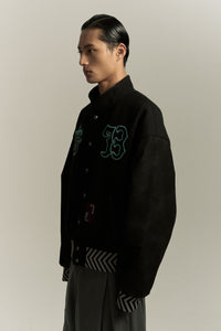 GEORGIA HOMECOMING VARSITY JACKET EUPHORIC BLACK