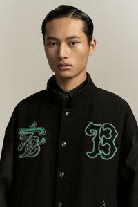 GEORGIA HOMECOMING VARSITY JACKET EUPHORIC BLACK