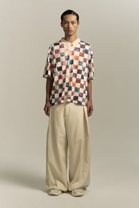 CHECKER BOARD SPORTS TOP MULTI COLOR