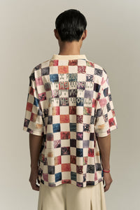 CHECKER BOARD SPORTS TOP MULTI COLOR