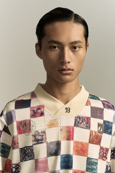 CHECKER BOARD SPORTS TOP MULTI COLOR