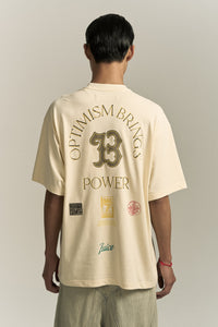 SAVA OVERSIZED FAMILY TEE SEA SALT WHITE