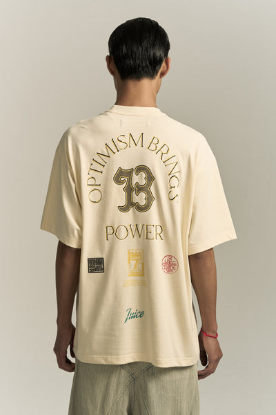 SAVA OVERSIZED FAMILY TEE SEA SALT WHITE