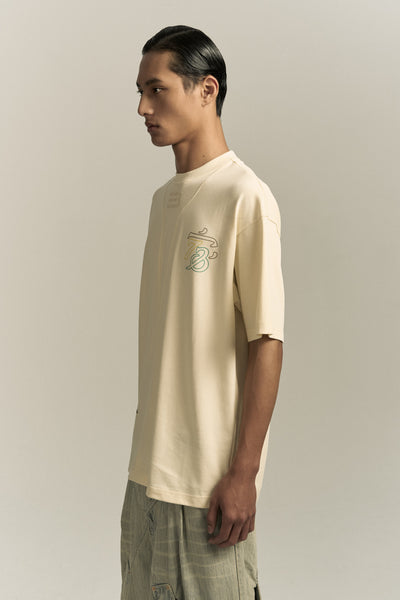SAVA OVERSIZED FAMILY TEE SEA SALT WHITE