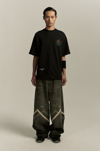 SAVA OVERSIZED FAMILY TEE EUPHORIC BLACK