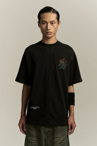 SAVA OVERSIZED FAMILY TEE EUPHORIC BLACK