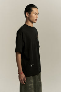 SAVA OVERSIZED FAMILY TEE EUPHORIC BLACK