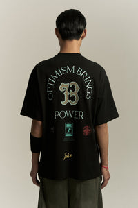 SAVA OVERSIZED FAMILY TEE EUPHORIC BLACK