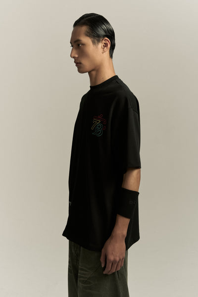 SAVA OVERSIZED FAMILY TEE EUPHORIC BLACK