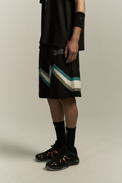 BEARS BASKETBALL SHORTS EUPHORIC BLACK