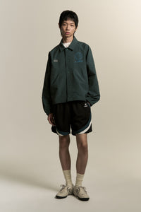 ELDERMAN COACH JACKET NAMESAKE GREEN