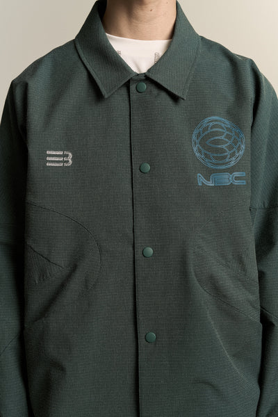 ELDERMAN COACH JACKET NAMESAKE GREEN