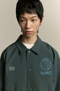 ELDERMAN COACH JACKET NAMESAKE GREEN