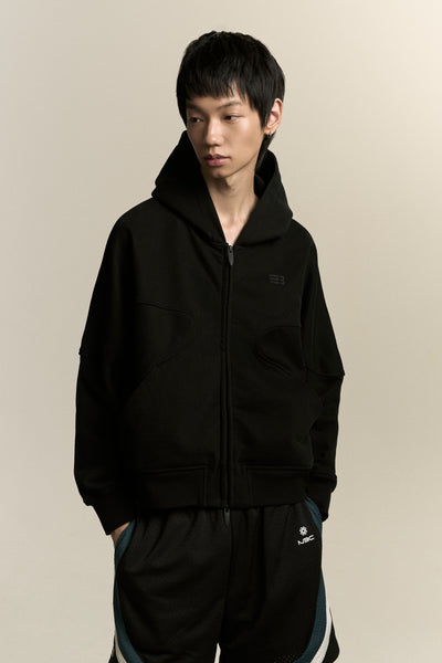 MAURICE WARM-UP HOODIE EUPHORIC BLACK