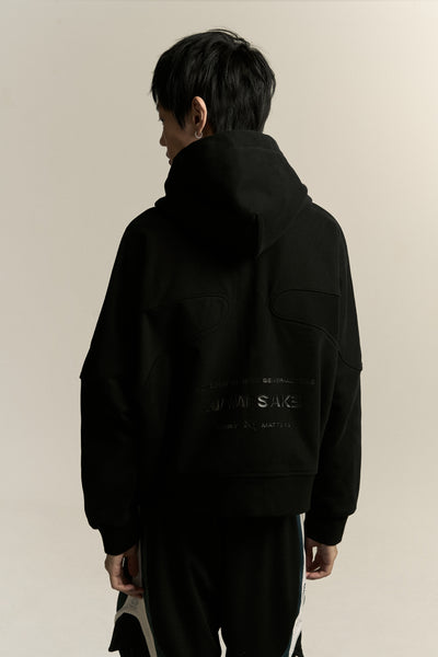 MAURICE WARM-UP HOODIE EUPHORIC BLACK