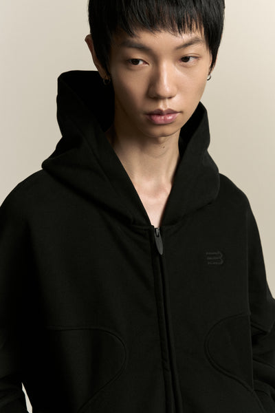 MAURICE WARM-UP HOODIE EUPHORIC BLACK