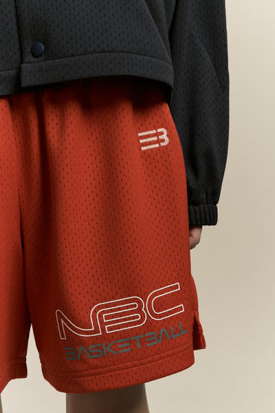 NFC BASKETBALL SHORTS POTTERY RED (NAMESAKE EXCLUSIVE)