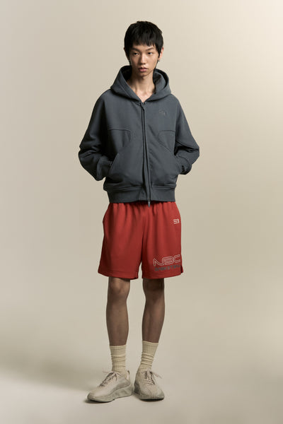 MAURICE WARM-UP HOODIE FOG NAVY