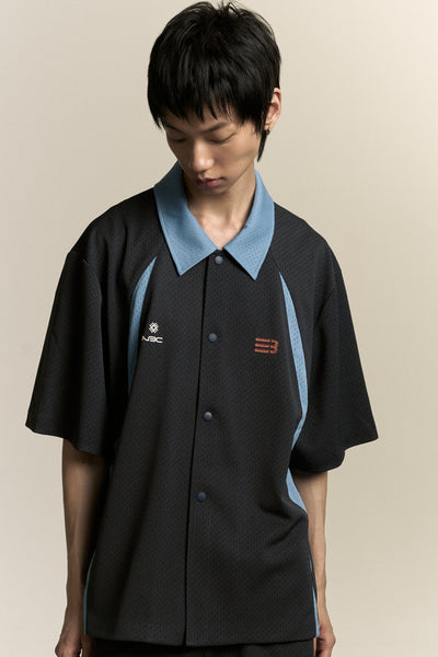 PLAYMAKER WARM-UP SHIRT DEPTH BLUE