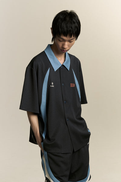PLAYMAKER WARM-UP SHIRT DEPTH BLUE