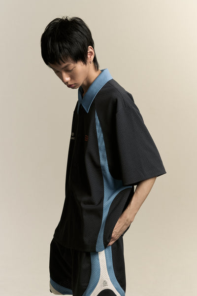 PLAYMAKER WARM-UP SHIRT DEPTH BLUE