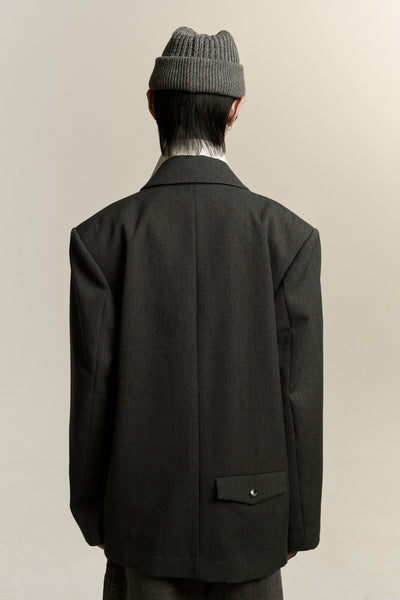 DAVE KNITTED FEDORA SILENT GREY