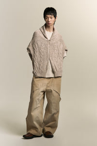 SAVA OVERSIZED ROADMAP TEE CANNOLI CREAM (NAMESAKE EXCLUSIVE)