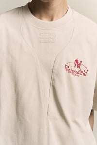 SAVA OVERSIZED ROADMAP TEE CANNOLI CREAM (NAMESAKE EXCLUSIVE)