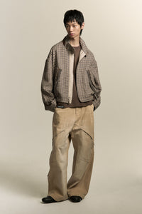 TOBI OVERSIZED LOGO TEE MARSH BROWN