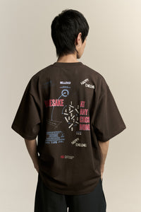 SAVA OVERSIZED ROADMAP TEE MARSH BROWN (NAMESAKE EXCLUSIVE)