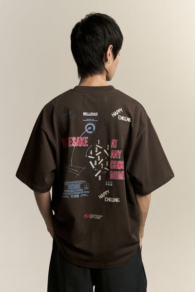 SAVA OVERSIZED ROADMAP TEE MARSH BROWN (NAMESAKE EXCLUSIVE)