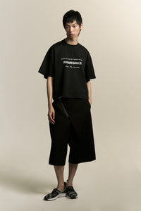 MARYS CROPPED HOME TEE EUPHORIC BLACK (NAMESAKE EXCLUSIVE)