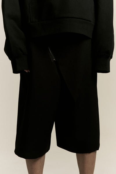 LAMAR ZIP SHORTS EUPHORIC BLACK (NAMESAKE EXCLUSIVE)