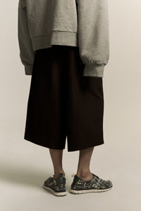 LAMAR ZIP SHORTS STAGNANT BROWN (NAMESAKE EXCLUSIVE)