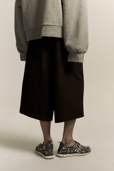 LAMAR ZIP SHORTS STAGNANT BROWN (NAMESAKE EXCLUSIVE)