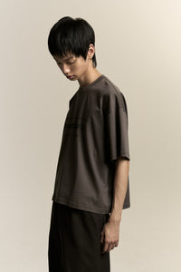 MARYS CROPPED HOME TEE PUBBLE GREY (NAMESAKE EXCLUSIVE)