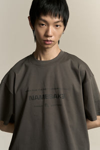 MARYS CROPPED HOME TEE PUBBLE GREY (NAMESAKE EXCLUSIVE)