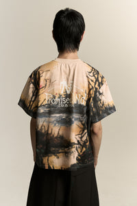NEAL PROMISEDLAND TEE FOREST PRINT