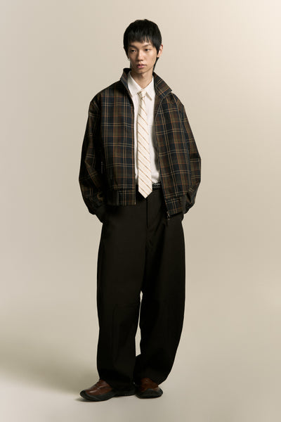 NAMESAKE LOGO OFFICE TIE  CANNOLI CREAM