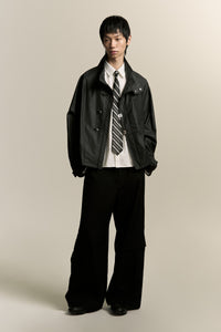 NAMESAKE LOGO OFFICE TIE  EUPHORIC BLACK