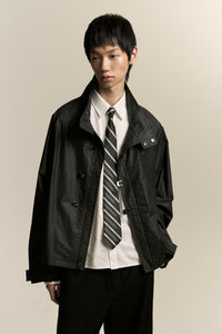 NAMESAKE LOGO OFFICE TIE  EUPHORIC BLACK