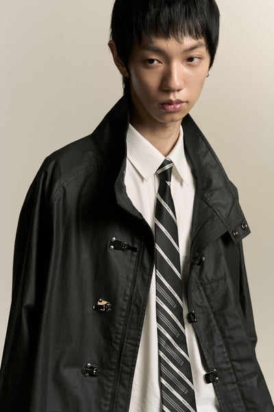 NAMESAKE LOGO OFFICE TIE  EUPHORIC BLACK