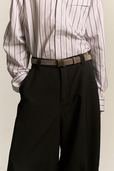 BUCKLE BELT DUNE BROWN