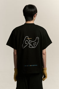 NEAL SETTLERS TEE EUPHORIC BLACK