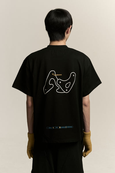 NEAL SETTLERS TEE EUPHORIC BLACK