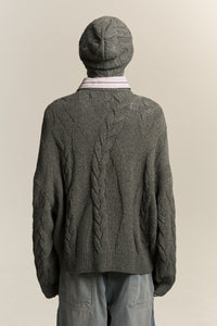 LINAS DUAL CREWNECK ASH GREY