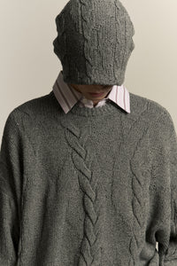 LINAS DUAL CREWNECK ASH GREY