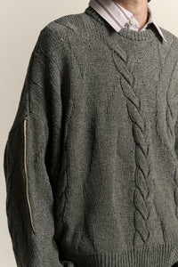 LINAS DUAL CREWNECK ASH GREY